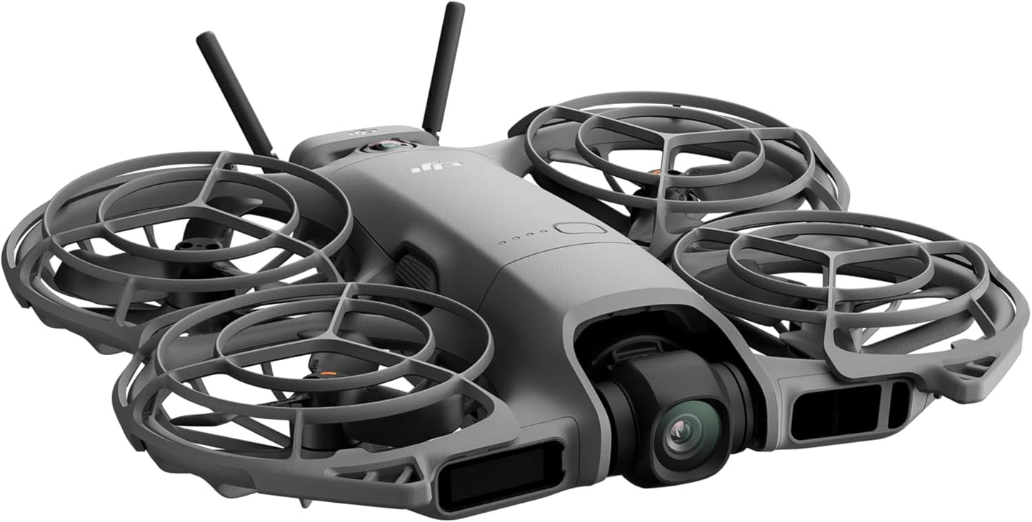 Neo 2 Fly More Combo with RC-N3 Remote Controller, Stable Transmission with Digital Transceiver, 4K Drone for Beginners, 3 Batteries