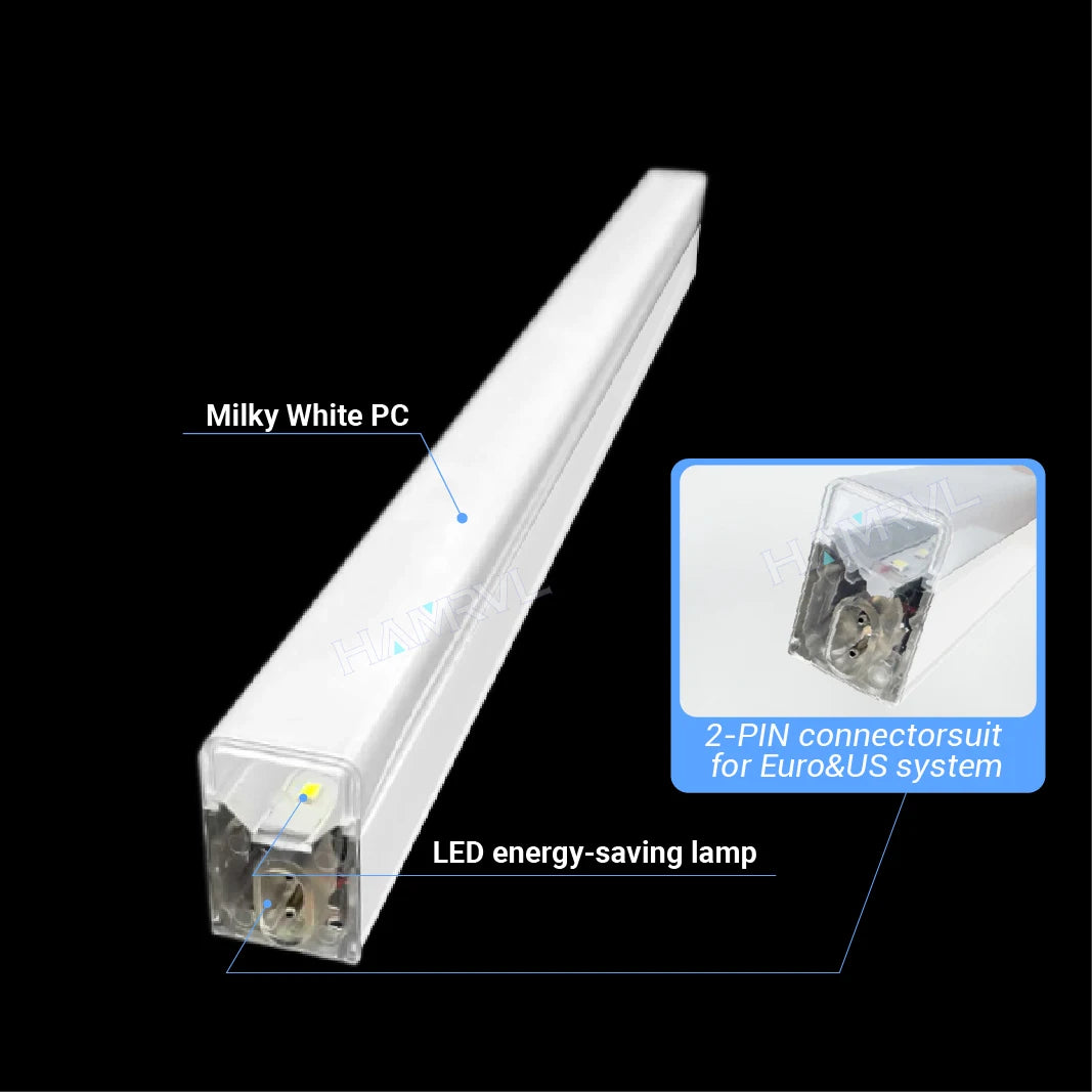 Hexagon LED Lighting for Garage Barbecue Shop Barbershop Gym Bar Car Detailing Showroom 4S Workshop Ceiling Light Honeycomb Tube